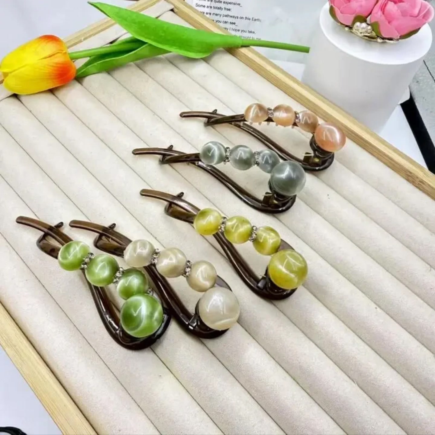 夏天简约随手盘发一字夹后脑勺高级感扭扭夹大号发量多发卡 到手价¥9.90