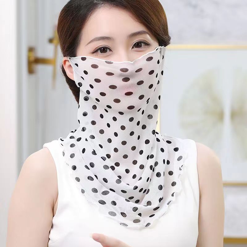 升级加大版挂耳纱巾百变围脖女套头小丝巾百搭护颈椎夏季脖套 到手价¥8.90
