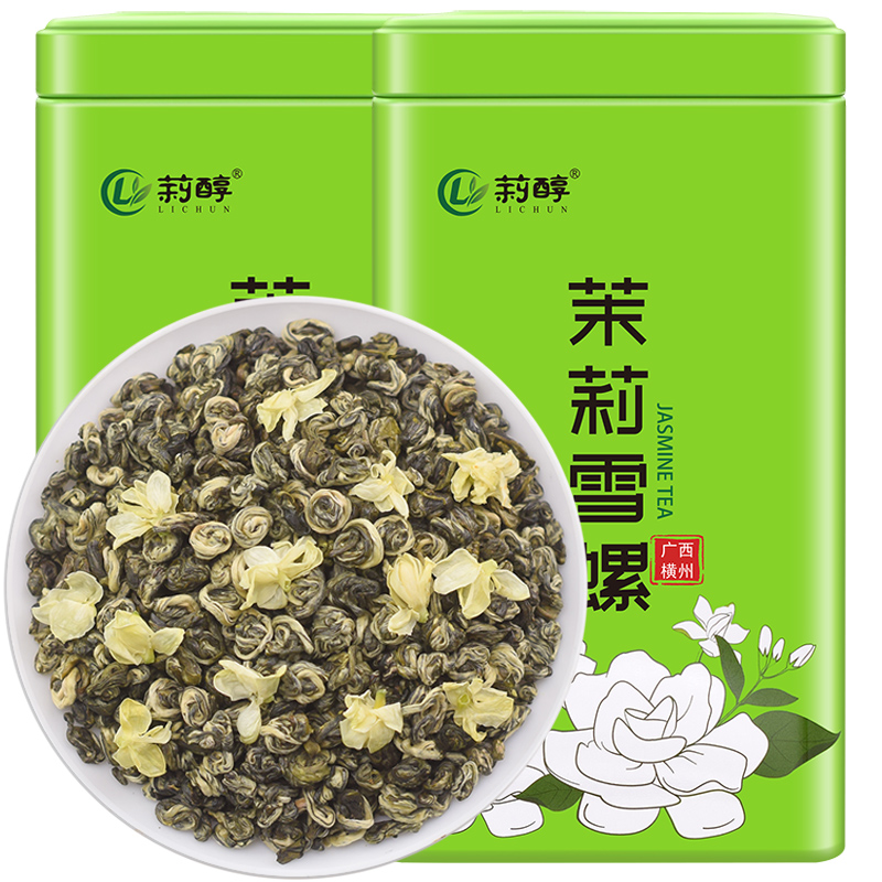 【莉醇】茉莉花茶2026新茶浓香型耐泡正宗广西横县龙珠雪螺茶叶 到手价¥6.80