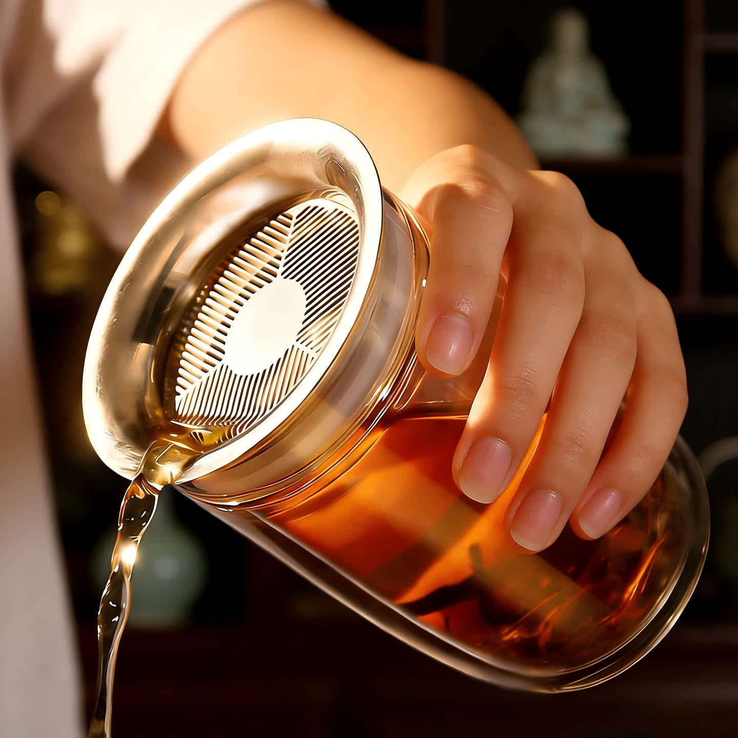 双层隔热茶水分离茶壶懒人泡茶神器工位一人茶具旅行玻璃现代滤网 到手价¥29.90