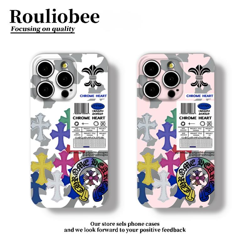 多彩色十字标签适用苹果16/17promax手机壳华为p50oppo小米14vivo 到手价¥1.80