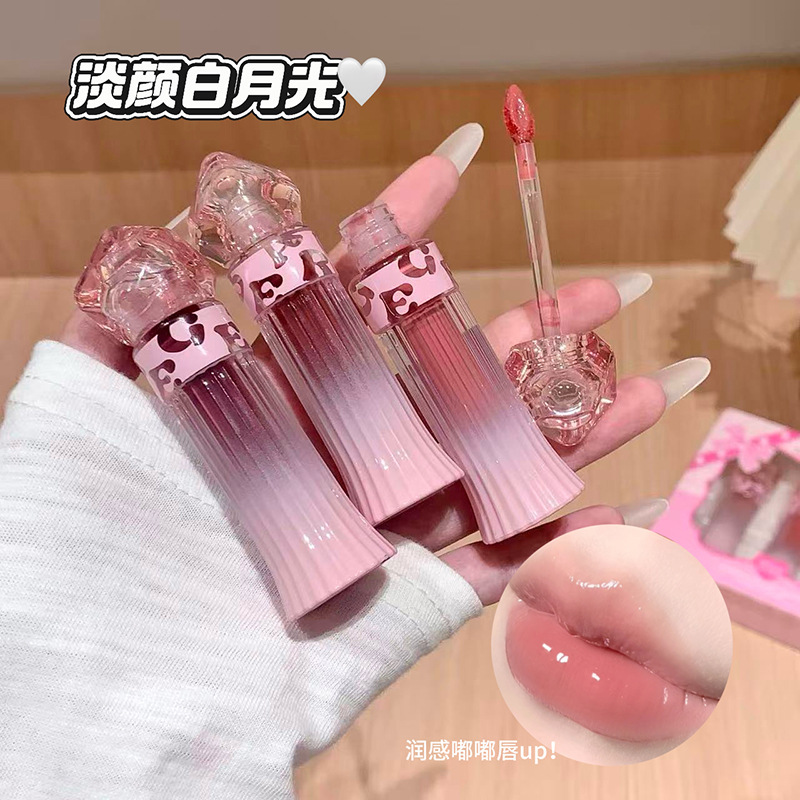 【新人福利】戈戈小熊魅惑粉漾水光唇釉 纯欲秋冬滋润保湿 到手价¥9.90
