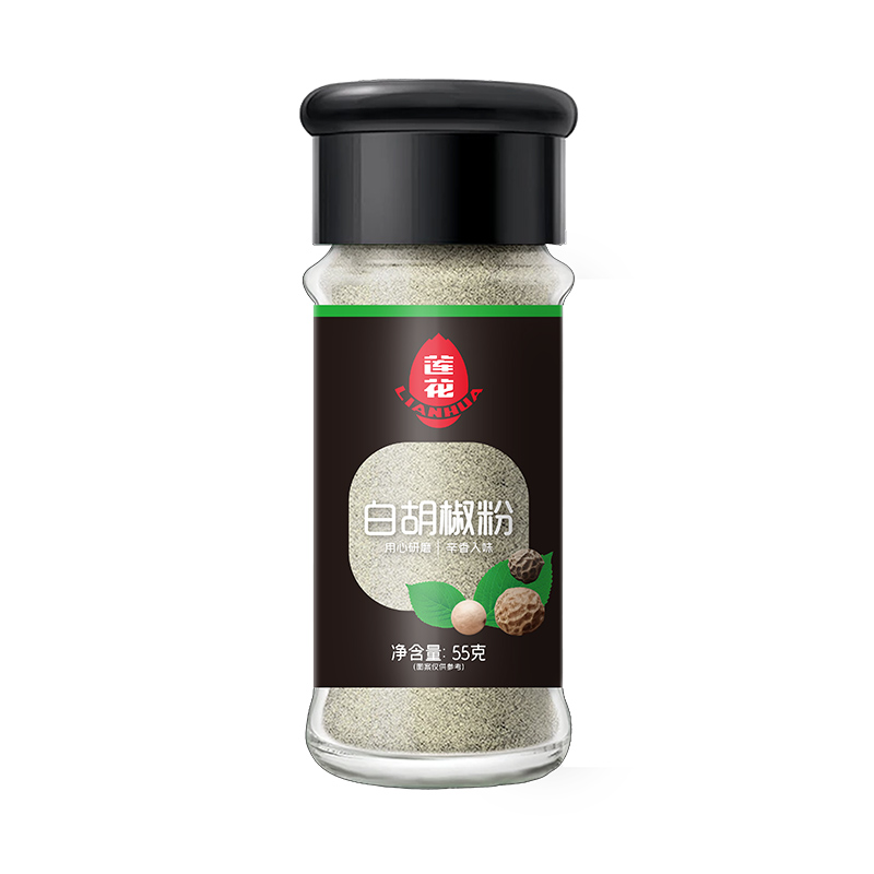 莲花白胡椒粉55g  零添加中西餐牛排意面调料撒料烤肉烧烤香辛料 图片 3