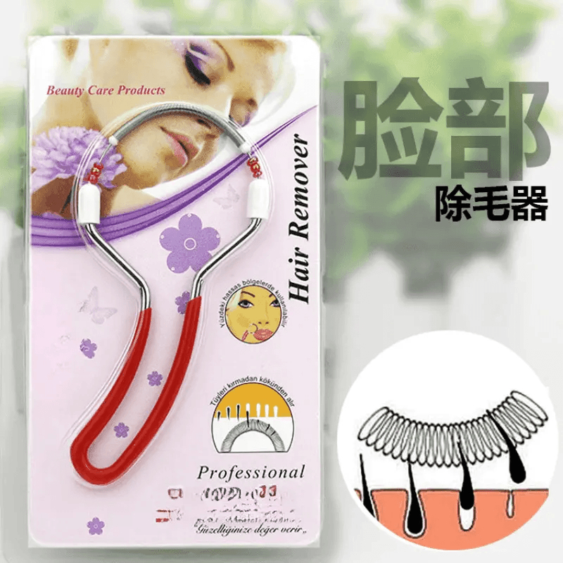 女士脸部除毛器细致美颜刮脸器弹簧绞脸开脸器汗毛唇毛面部拔毛器 到手价¥6.90