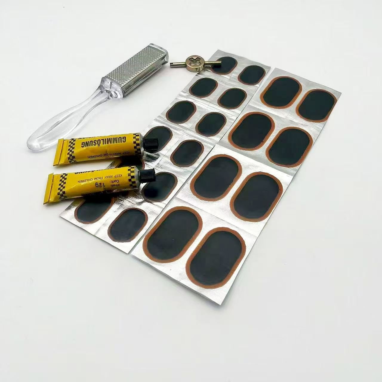 补胎片胶水内胎修补补丁胶片补胎工具套装自行车摩托电动车补胎胶 到手价¥7.99