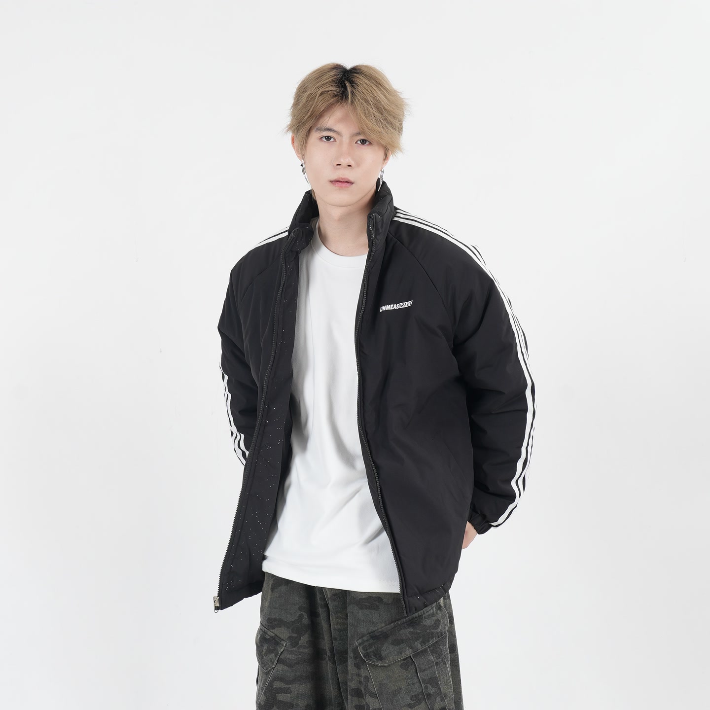 【买一送二】冬季双面穿满天星百搭冲锋衣加厚棉服外套AG-6077 到手价¥89.90