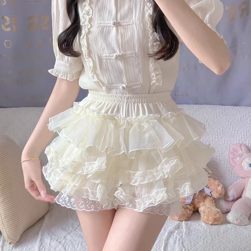 南瓜裤裙撑蛋糕裙防走光jk狗短蓬蓬裙Lolita内搭夏可爱打底安全裤 到手价¥8.80
