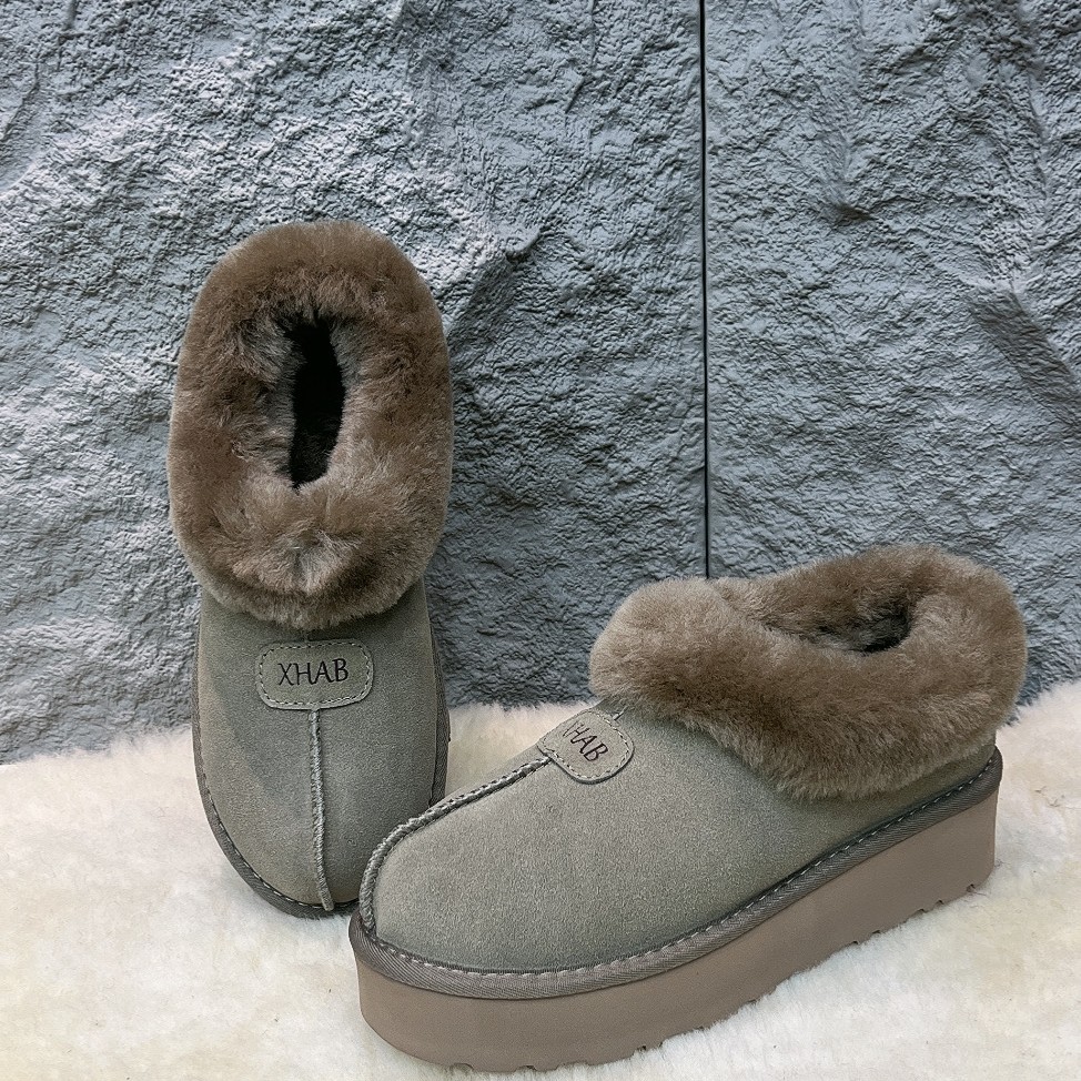 塔斯特爆款羊毛雪地靴皮毛一体棉鞋 到手价¥89.90