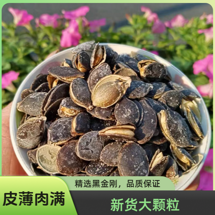 黑南瓜子金刚开口黑南瓜籽炒货年货休闲零食特产椒盐南瓜子香脆 到手价¥11.20