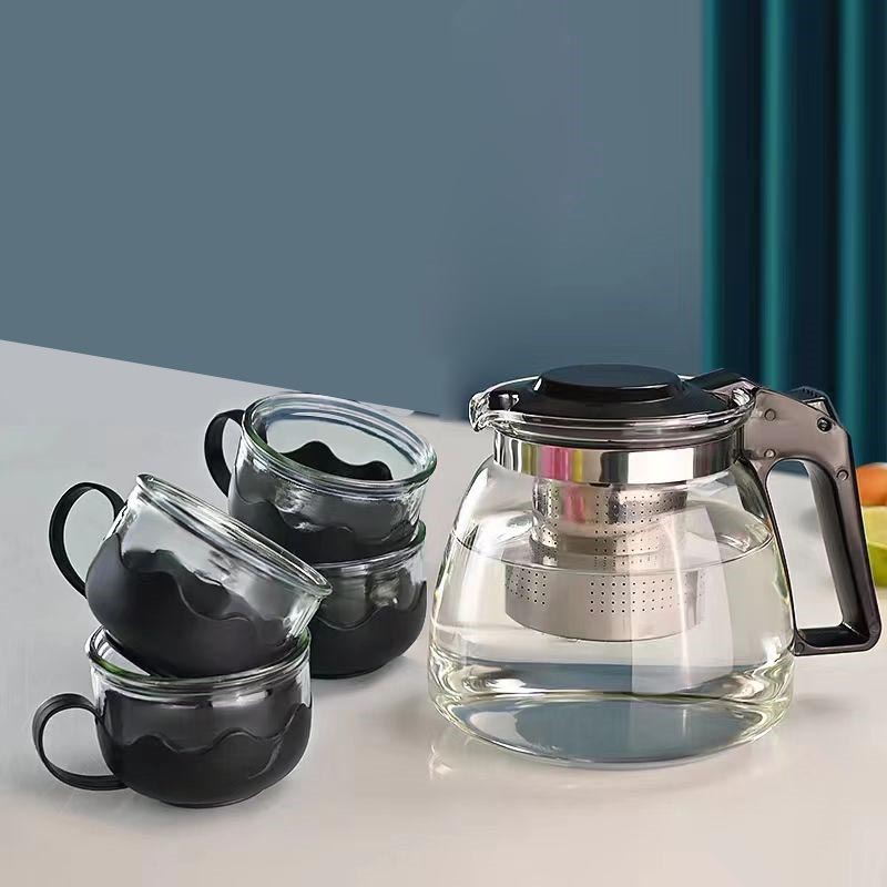 兰德华威泡茶壶一壶四杯1000ML居家办公杯具套装ZS 到手价¥9.90