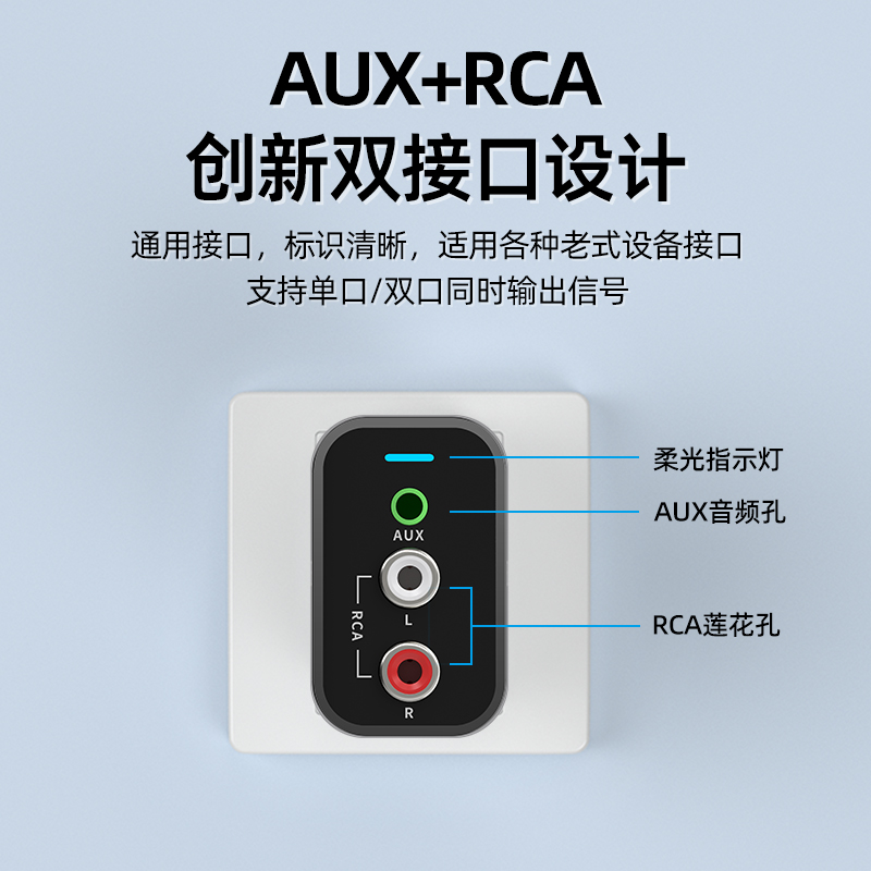 老功放改装蓝牙接收器6.0音箱响转换无线音频适配器无损播放模块 图片 9