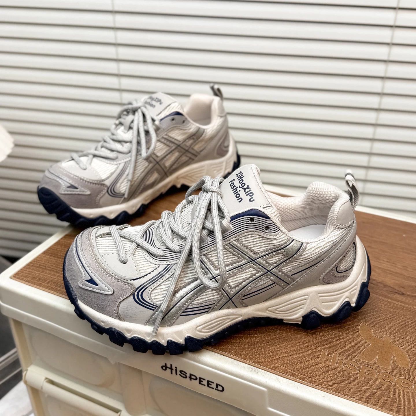 回力瑞单网面透气老爹鞋女2026夏季新款百搭显脚小跑步休闲运动鞋 到手价¥69.00