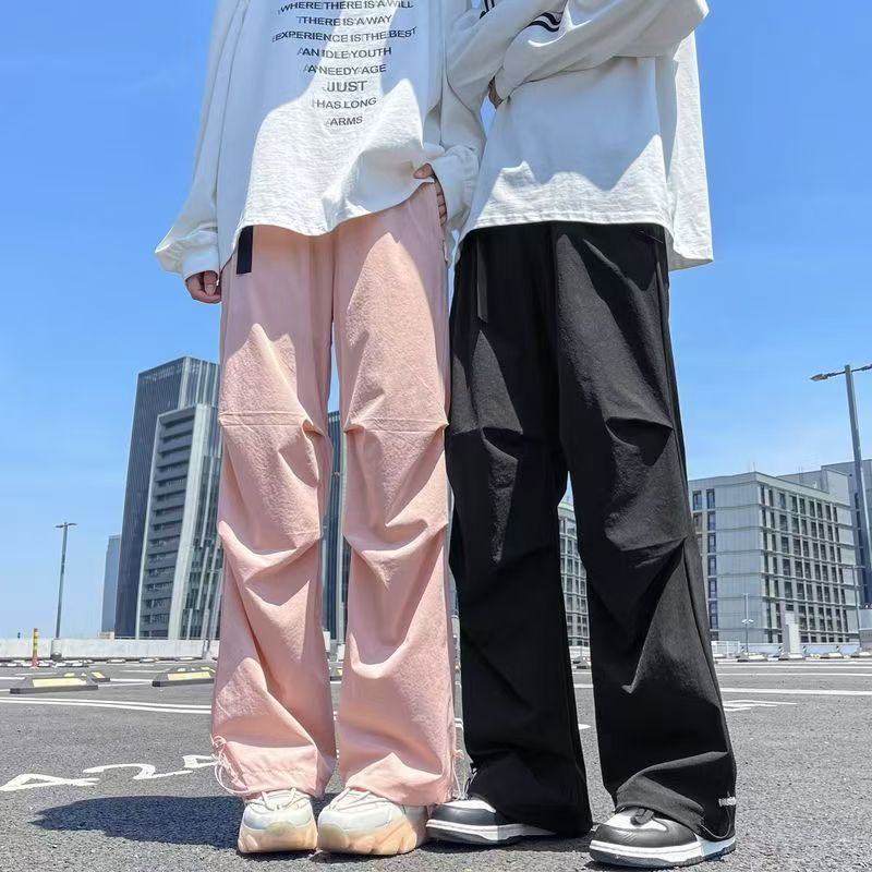 9601夏季男女同款冰丝冲锋裤情侣休闲裤美式工装裤户外运动长裤Q 到手价¥19.99