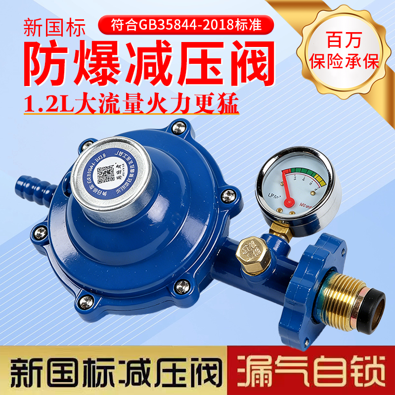 家用大流量燃气阀燃气管 带表自锁燃气阀（1.2L） 到手价¥29.90