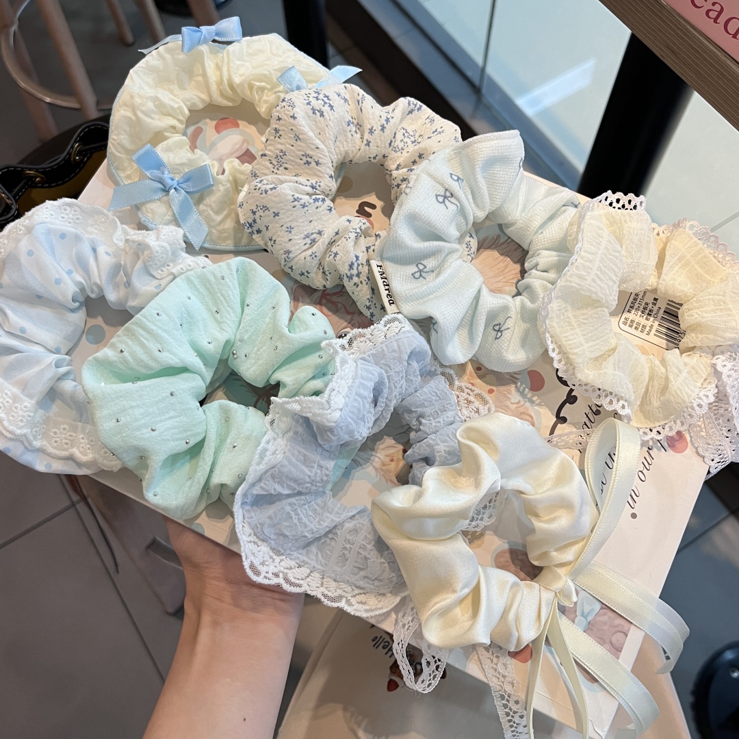 森系大肠发圈女高级感头绳2025新款超值头花发饰皮筋扎头发绳头饰 到手价¥3.25