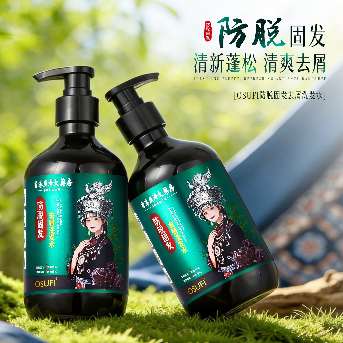 【拍一发三】防脱固发去屑洗发清洁污垢柔顺亮泽蓬松洗发露 到手价¥39.90