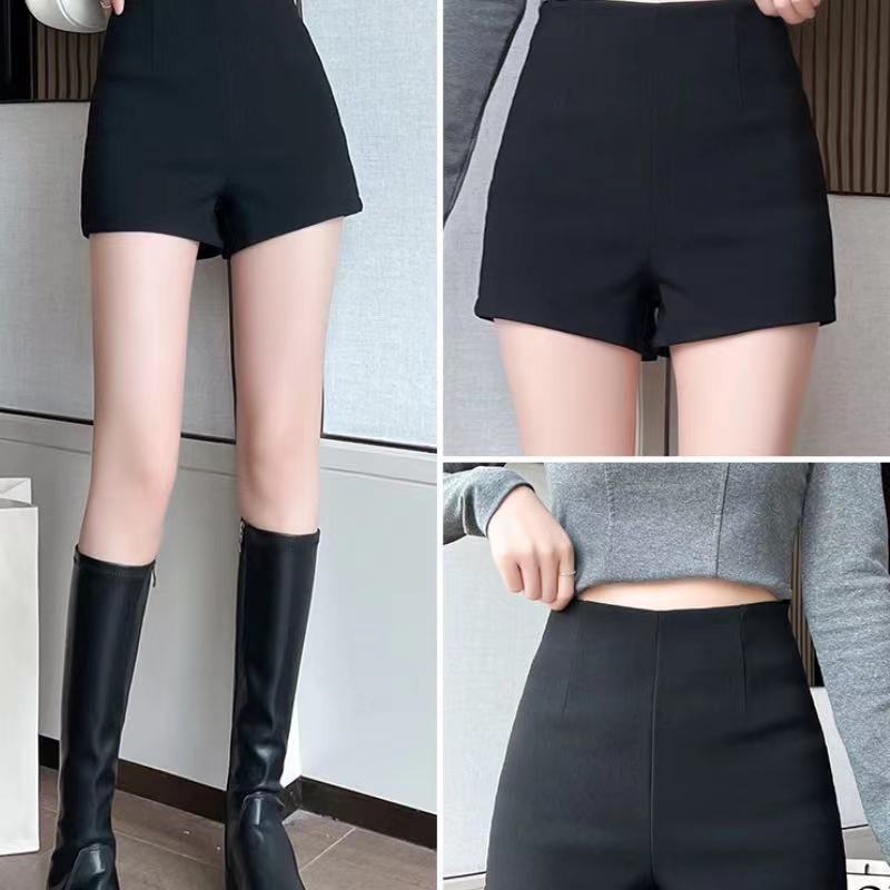 黑色短裤女款弹力棉修身a字秋冬外穿打底显瘦高腰夏季热裤百搭1 到手价¥29.99