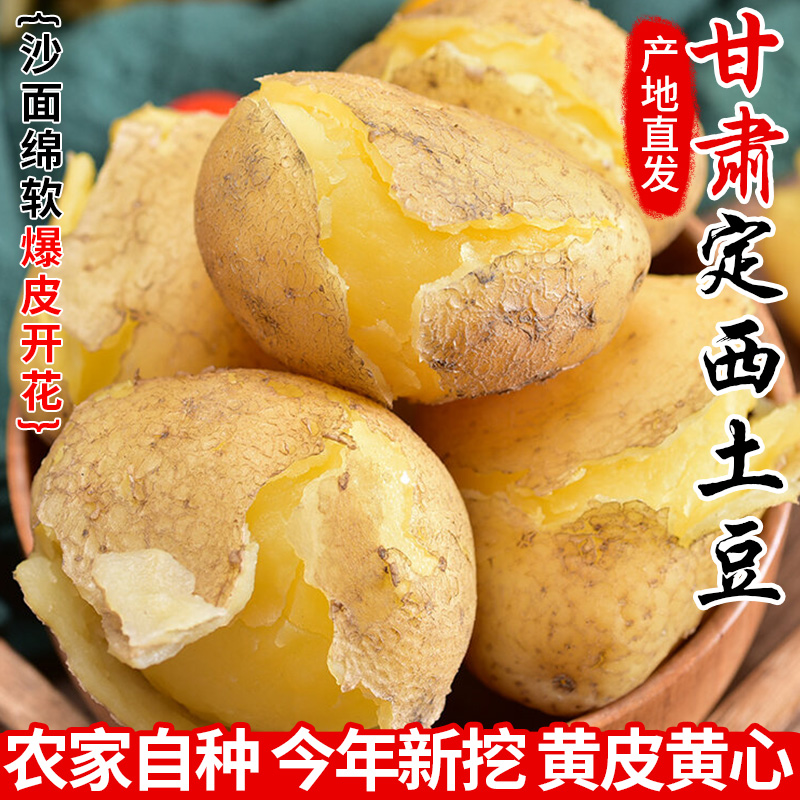 2026年2026甘肃定西黄心黄皮沙面土豆马铃薯洋芋自家种植 到手价¥16.80