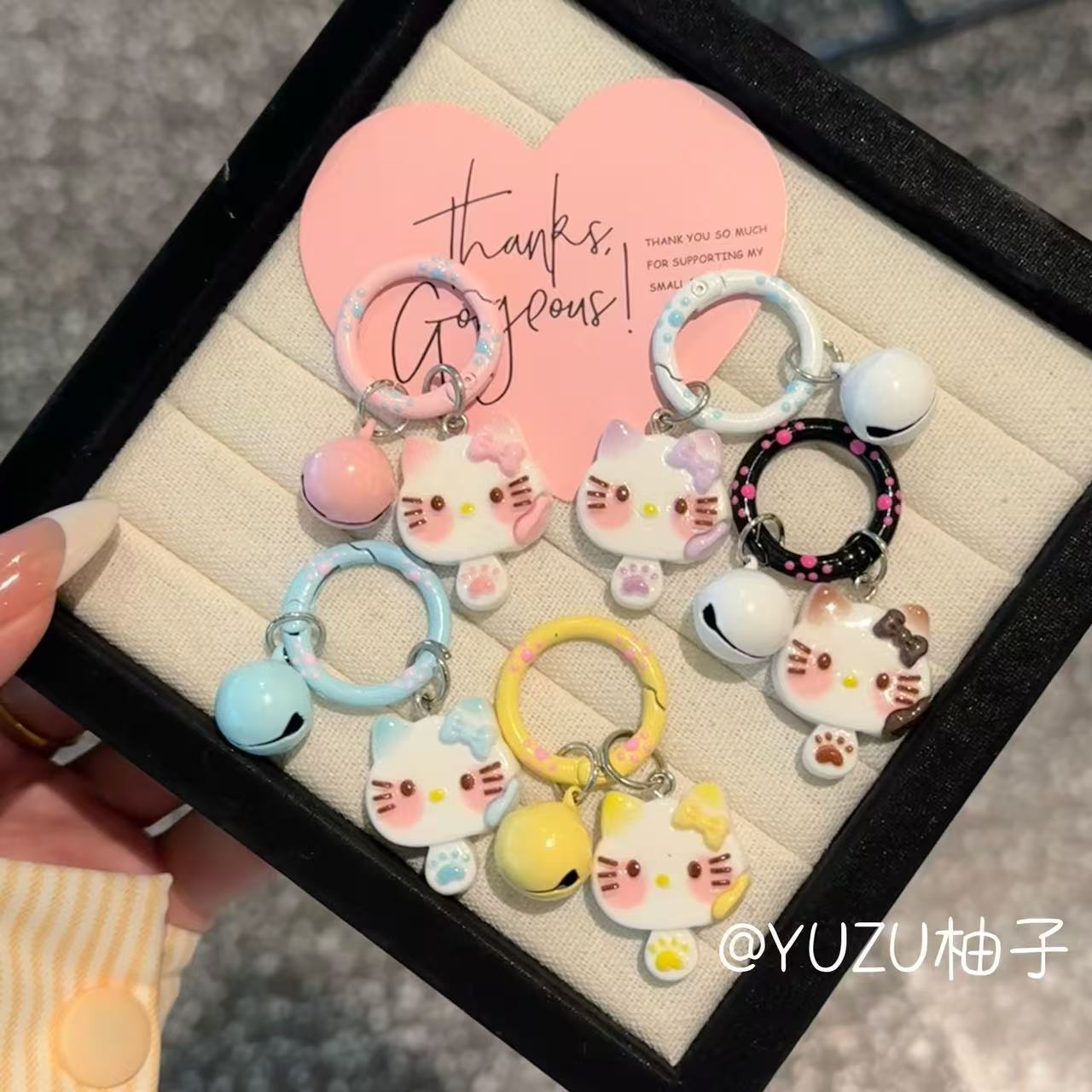 铃铛kt钥匙扣可爱卡通少女甜美挂件闺蜜书包学生配饰包包礼物 到手价¥2.98
