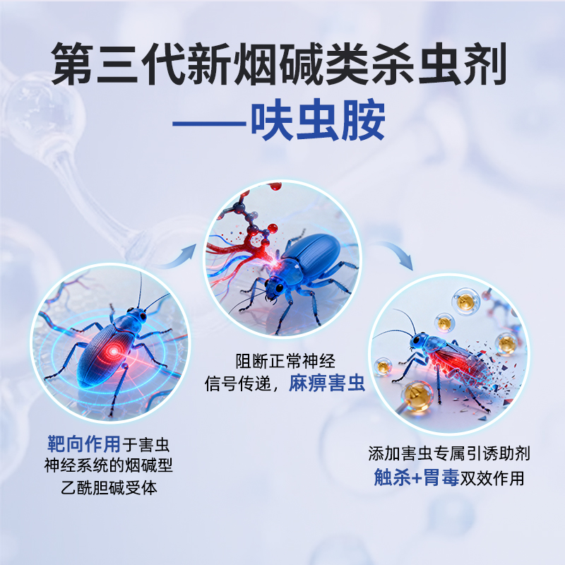 露小白杀虫剂可溶液剂0.5%呋虫胺蟑螂药苍蝇跳蚤臭虫非无毒安心 图片 3