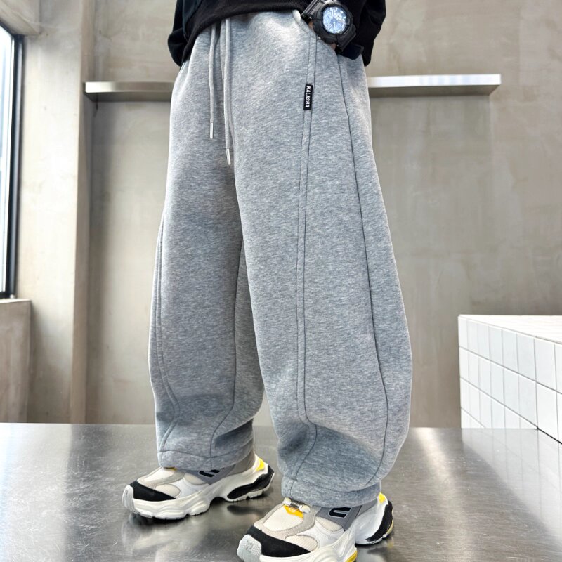 儿童秋季棉质卫裤韩版弯刀裤洋气百搭休闲男女童长裤中大童亲子 到手价¥15.90