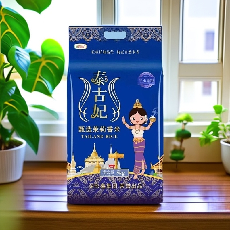 【猫牙米长6-8mm】泰古妃茉莉香当季新米10斤真空包装长粒香大米 到手价¥29.90