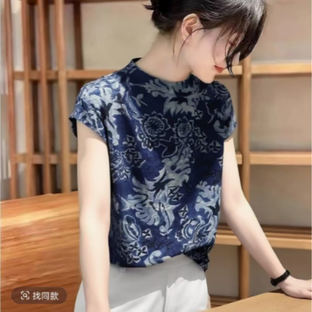 【福利】2026新国风夏季新款短袖女款显瘦复古百搭气质上衣 到手价¥15.80