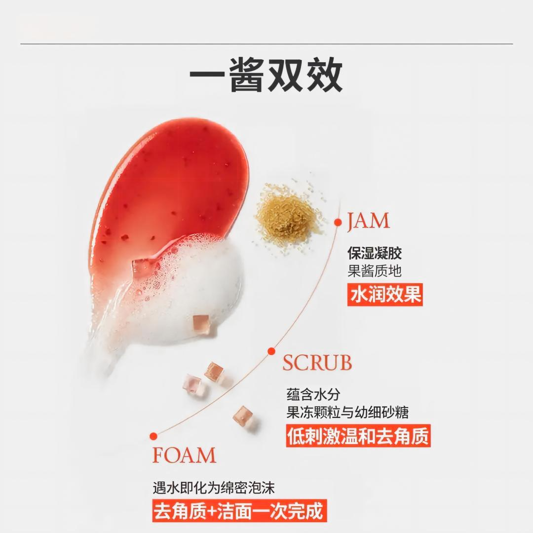 【ally推荐】红番茄洁面泥膜深层去角质清洁毛孔提亮肤色洗面奶 图片 4