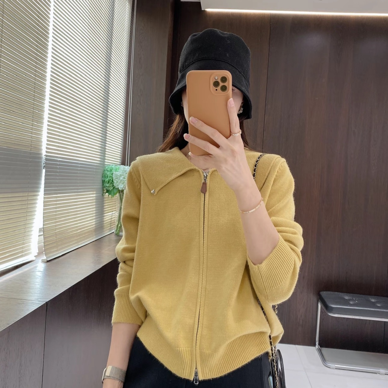 200斤大码女装长袖春季翻领针织女毛针织衫秋季时尚毛衣上衣3001 到手价¥59.90