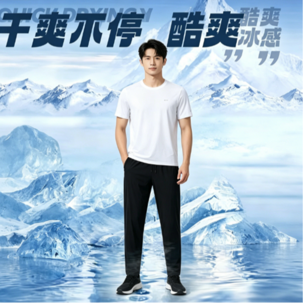 @情侣冰丝户外空调裤666#ER 到手价¥39.90