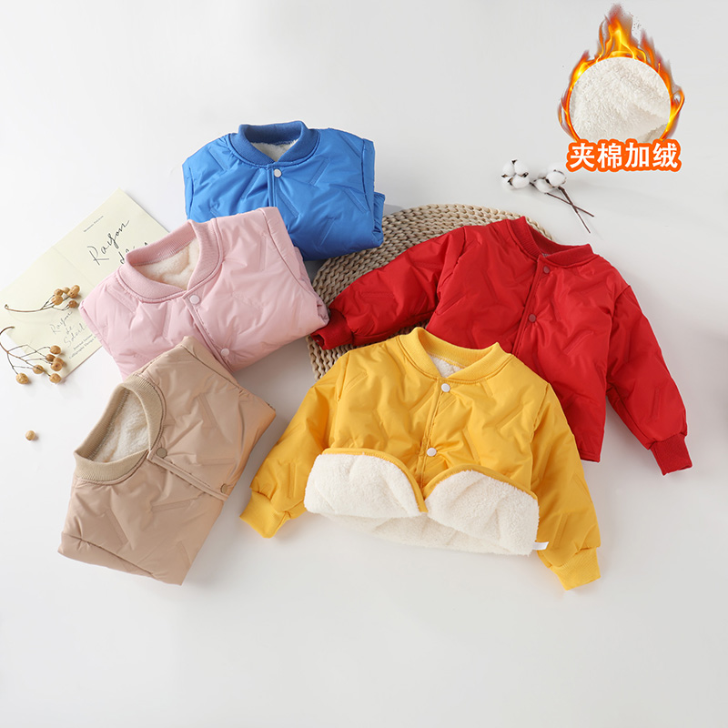 冬季儿童棉服三层加绒男女童上衣棉袄洋气外穿儿童棉服内胆 到手价¥15.90