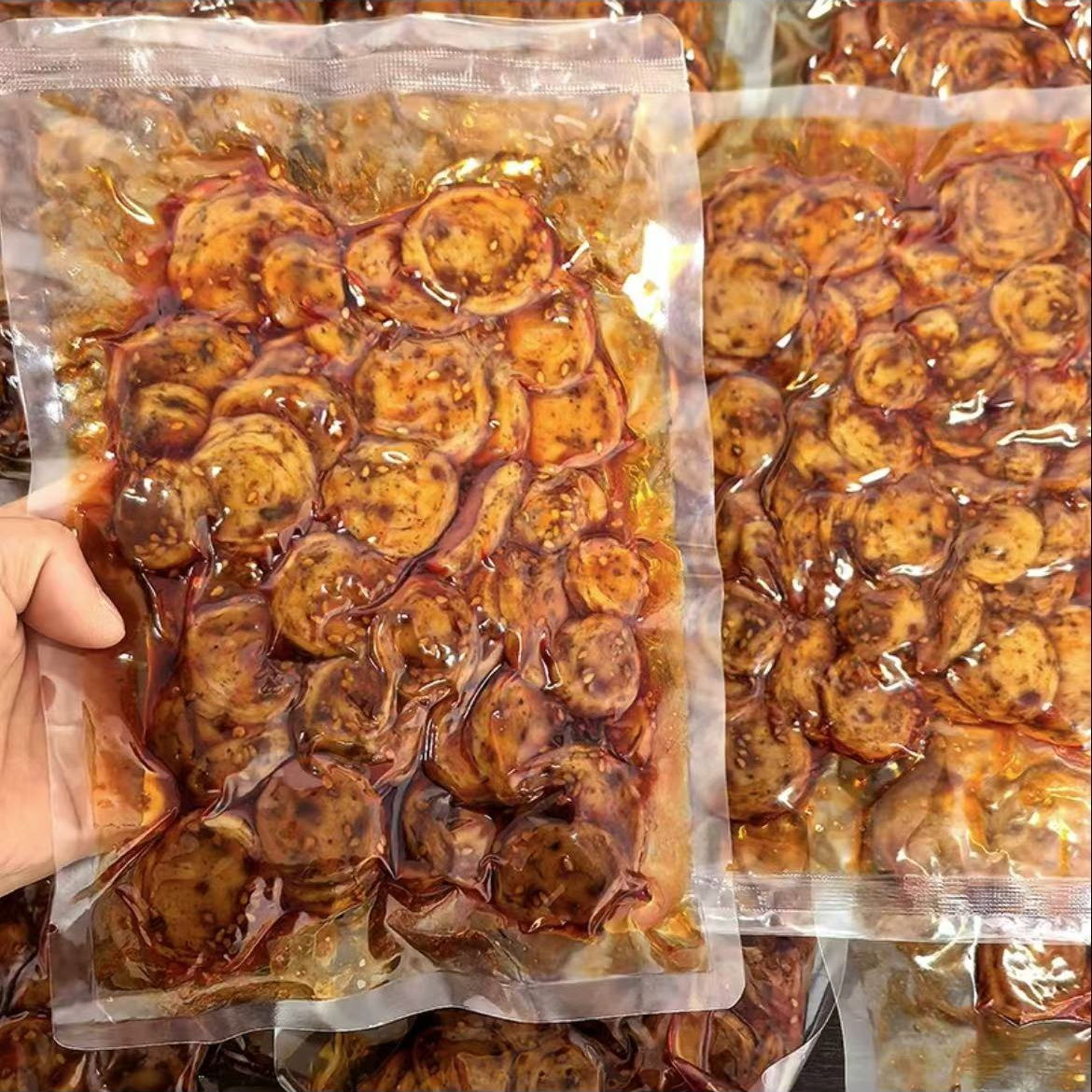 yy【125克X4袋】烤面筋圈解馋小零食手工面筋片夜宵追剧休闲食品 到手价¥13.90