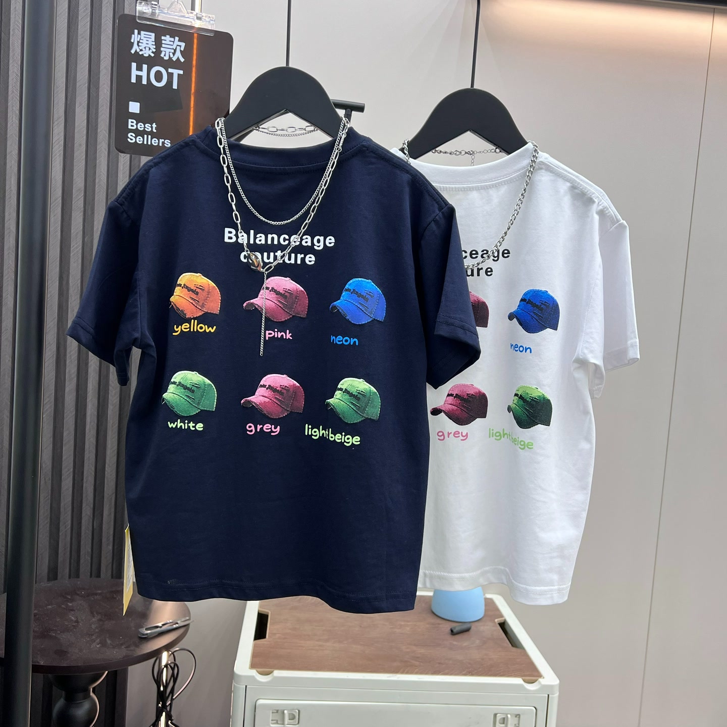现货【夏季新款】个性彩帽儿童时尚短袖 到手价¥19.90