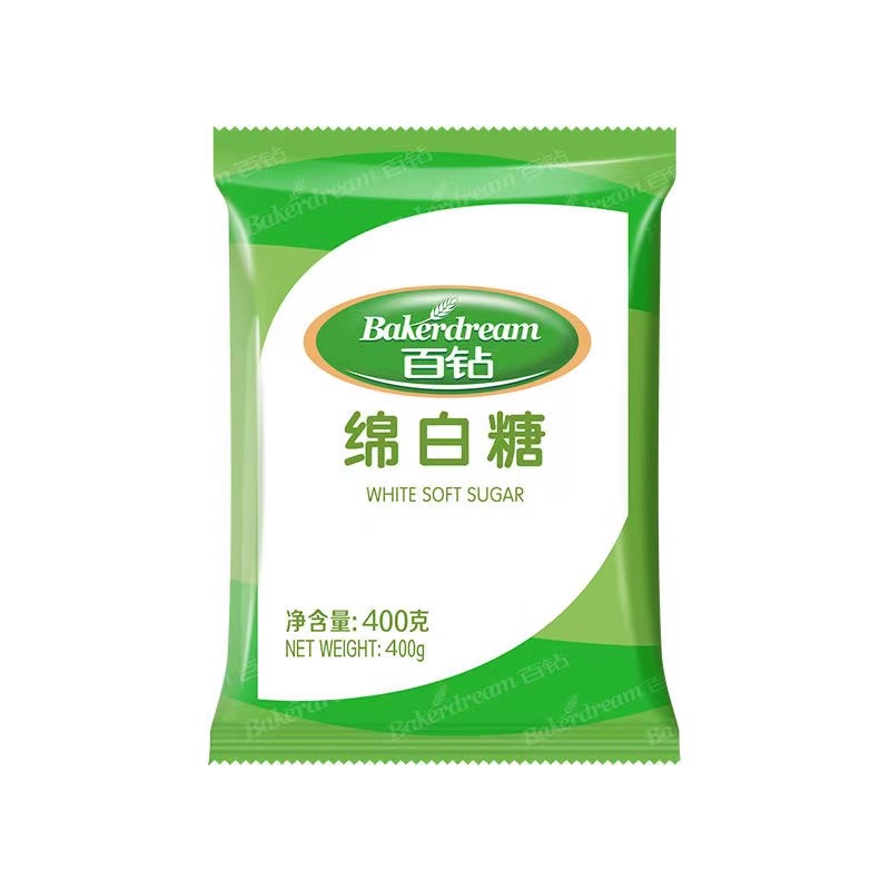 百钻绵白糖400克冲饮调味糖粉做蛋糕面包烘焙原料 到手价¥5.49