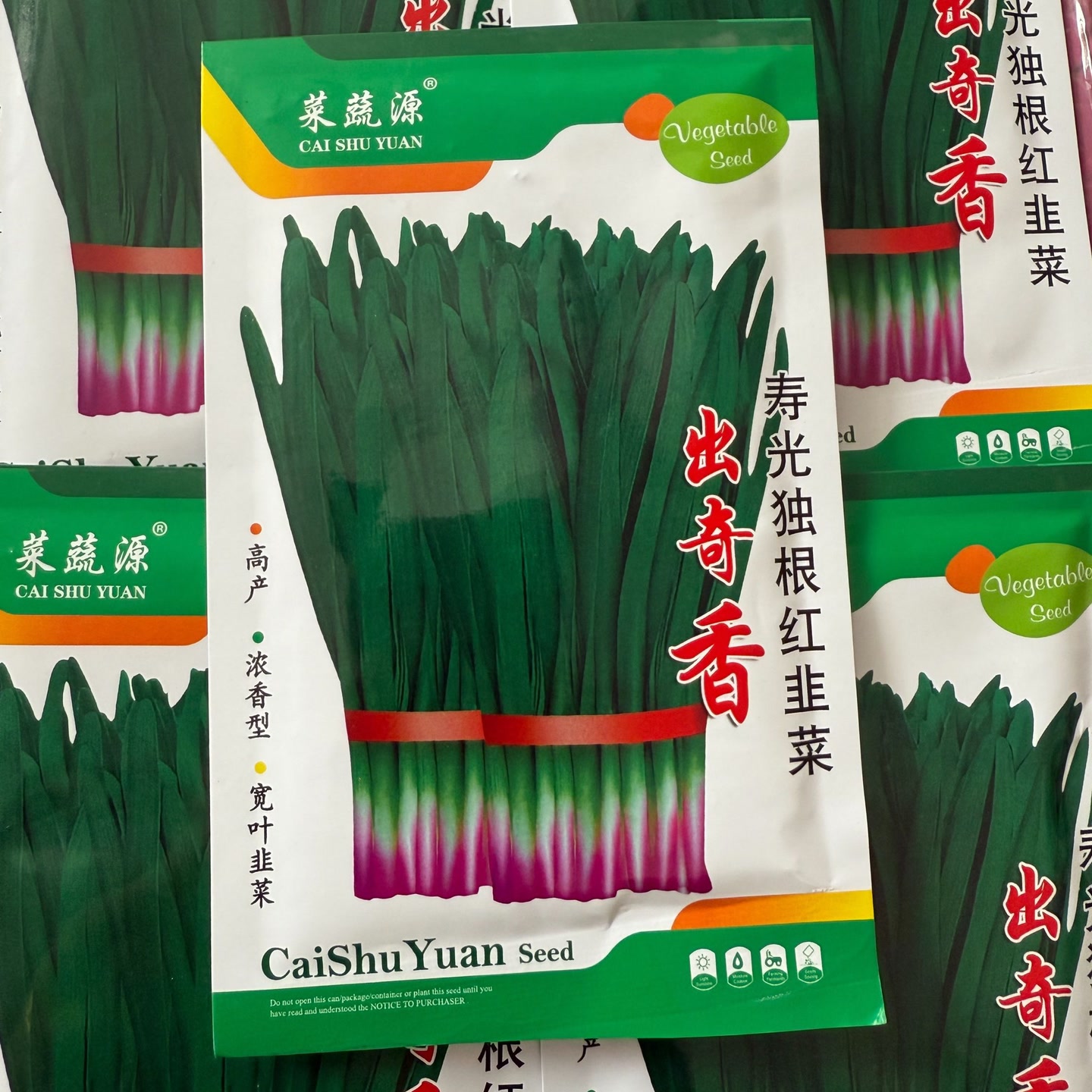 宽叶红根韭菜种子 到手价¥12.90