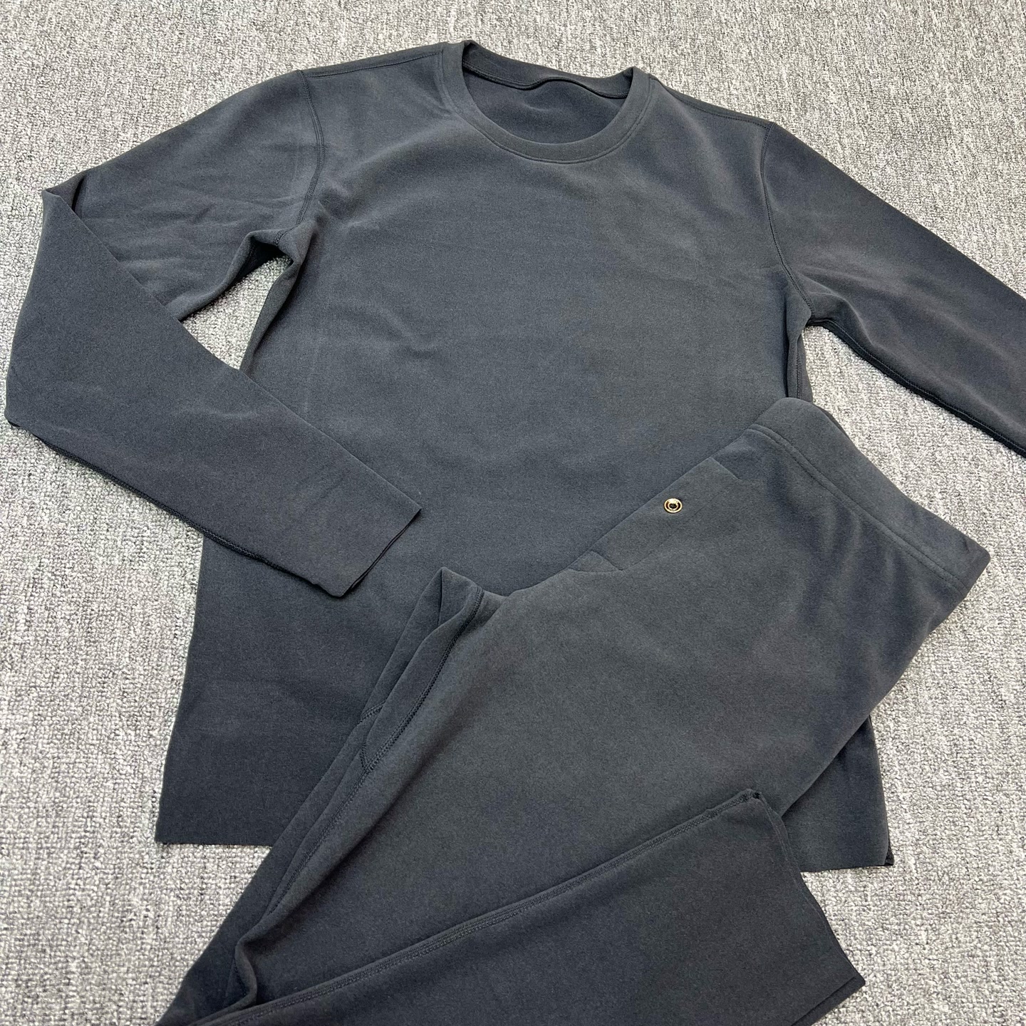 秋冬款男士里外一体绒含山茶油圆领秋衣秋裤（礼盒）套装 到手价¥59.99