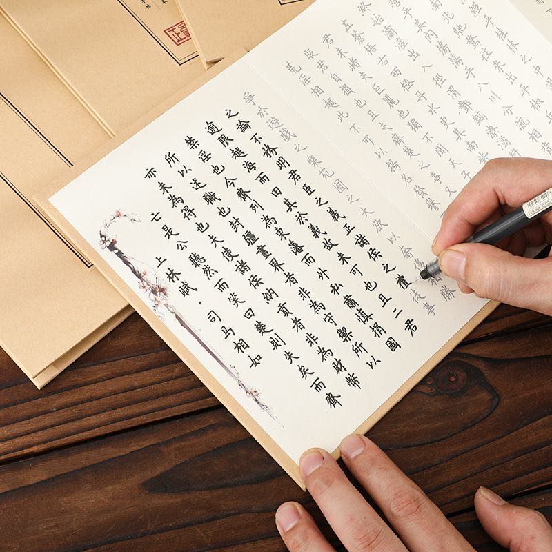 【利灵】（现货秒发）上林赋硬笔熟宣折叠本临摹描红本送男友礼物 到手价¥2.99