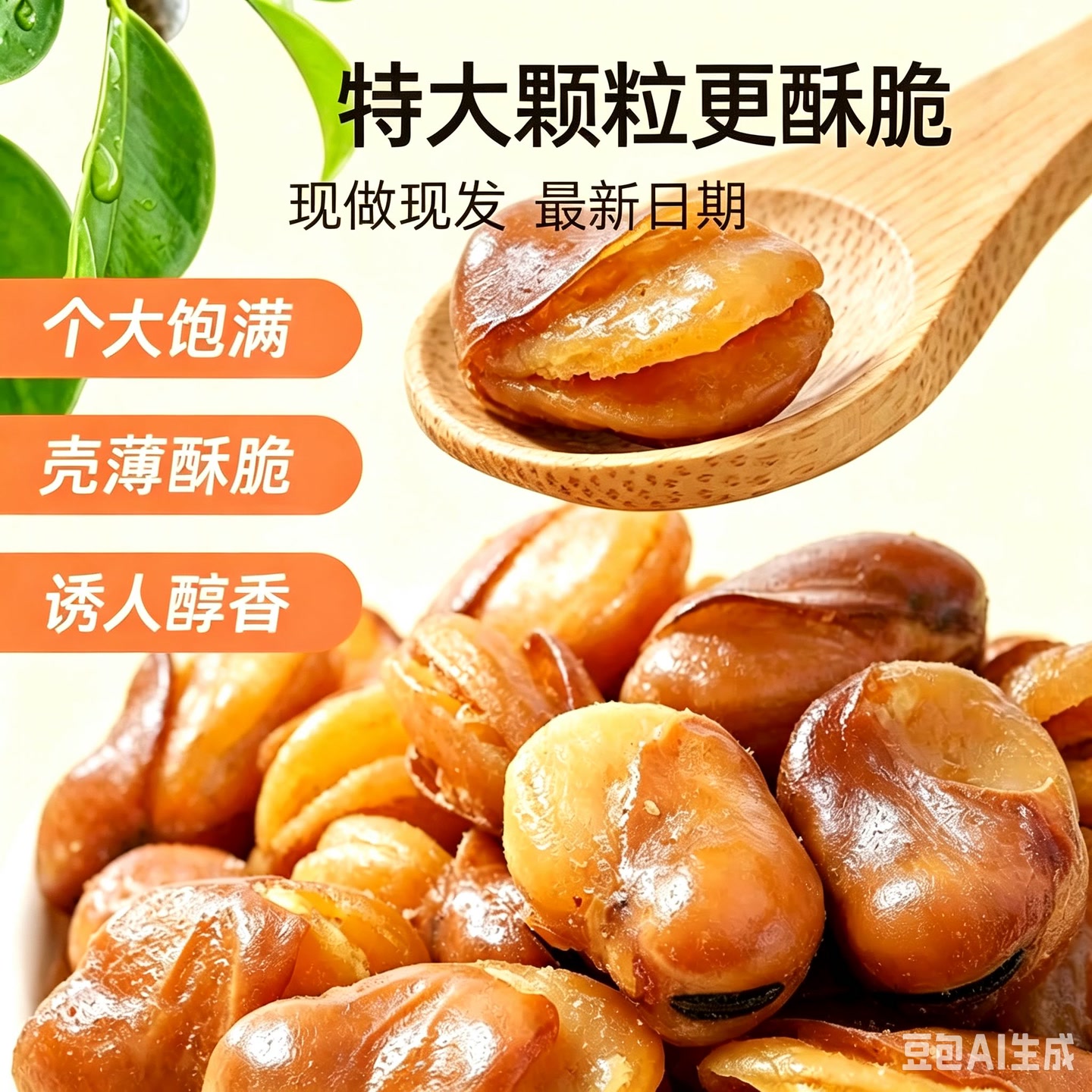 【销量过万】特大颗粒 香酥蚕豆兰花豆健康零食下酒菜炒货香辣味 到手价¥9.99