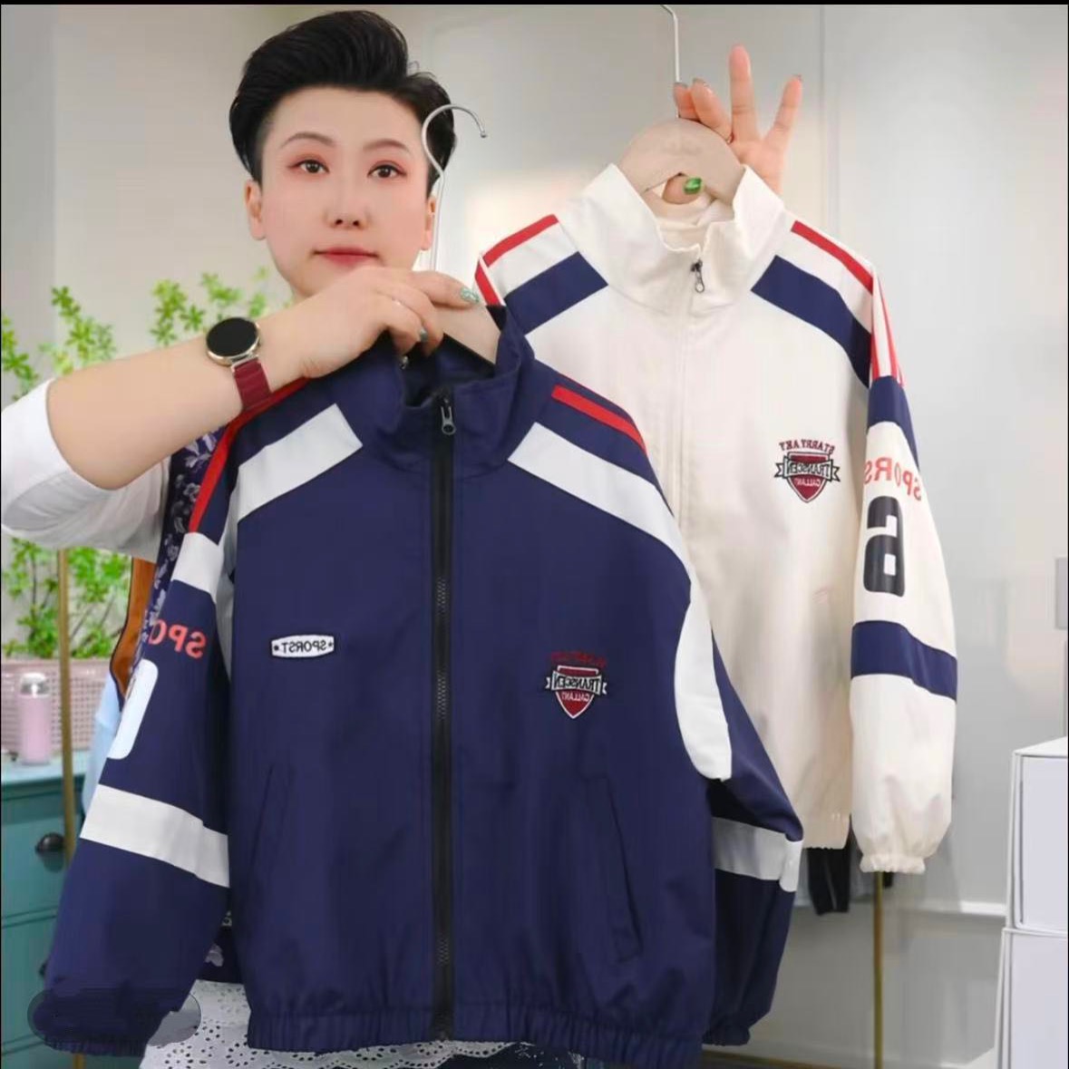 （现货夹克机车外套）明星同款儿童棒球2026男童潮牌夹克洋气外套 到手价¥39.99