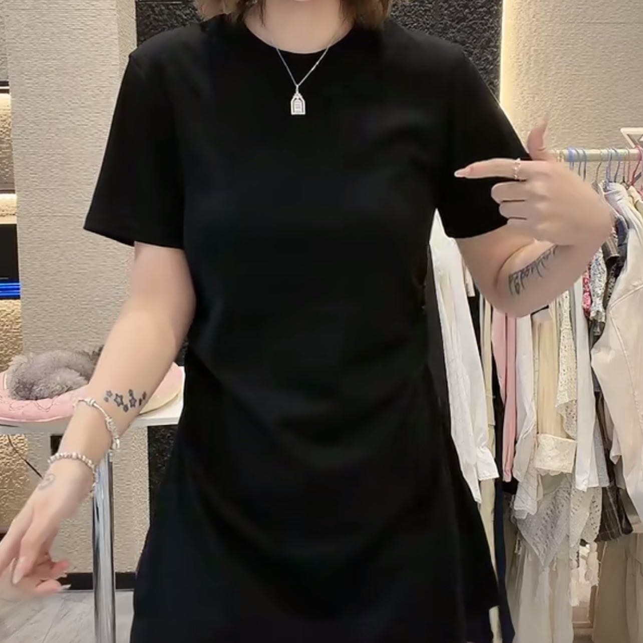 0764显瘦中长款开叉裙0516 到手价¥25.99
