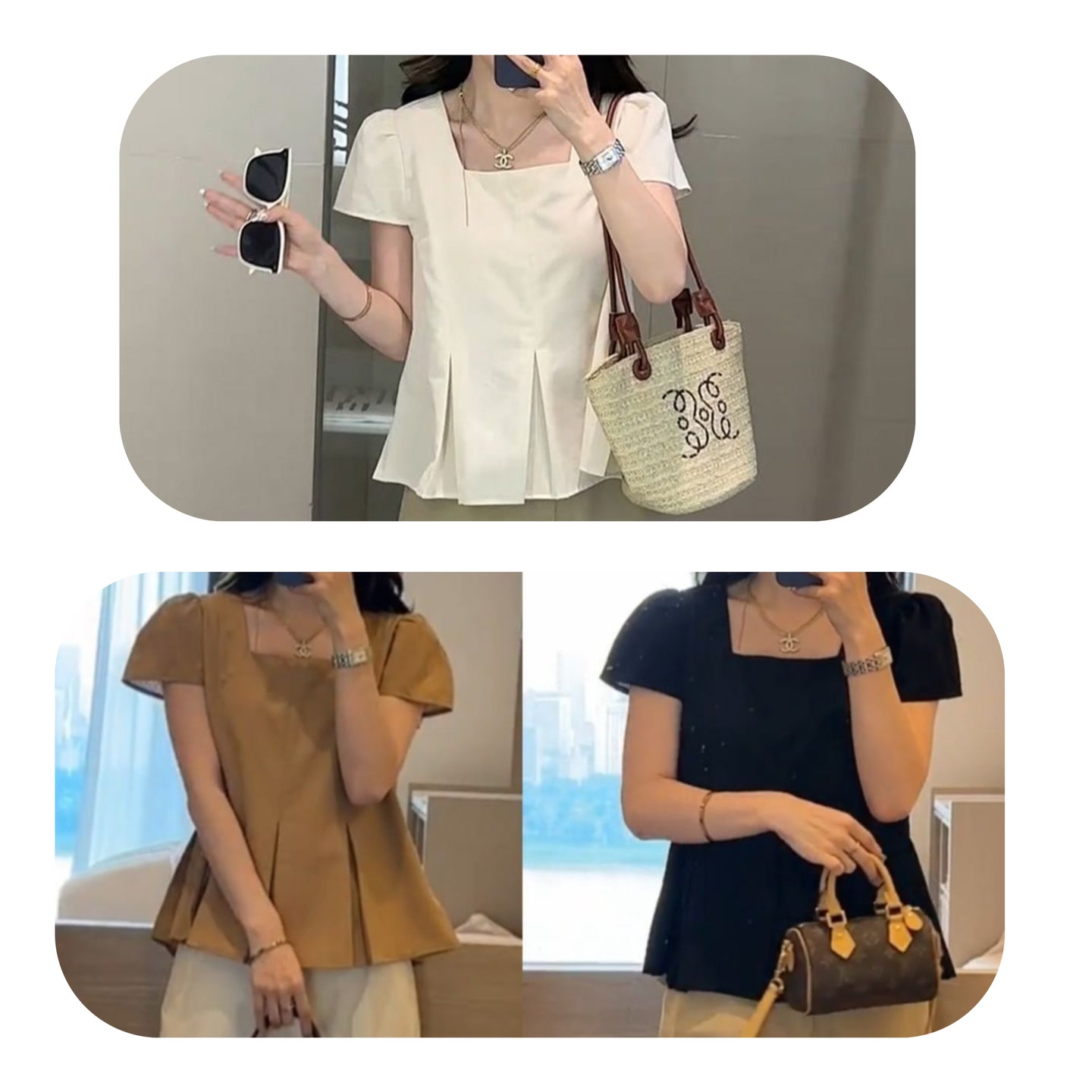 M6LK8区66358款方领上衣 到手价¥13.99