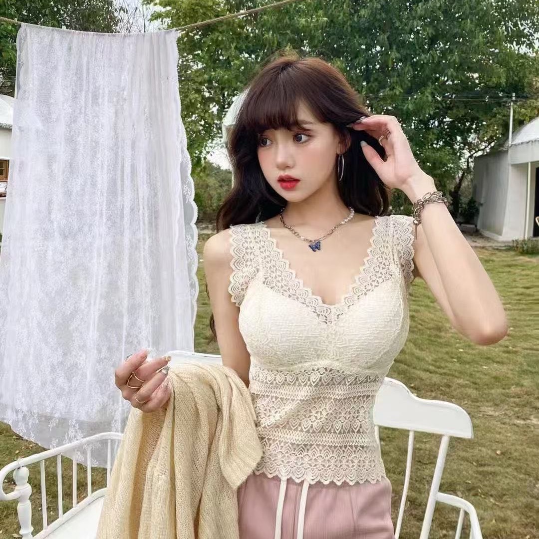 6604立体玫瑰花边美背 到手价¥13.99