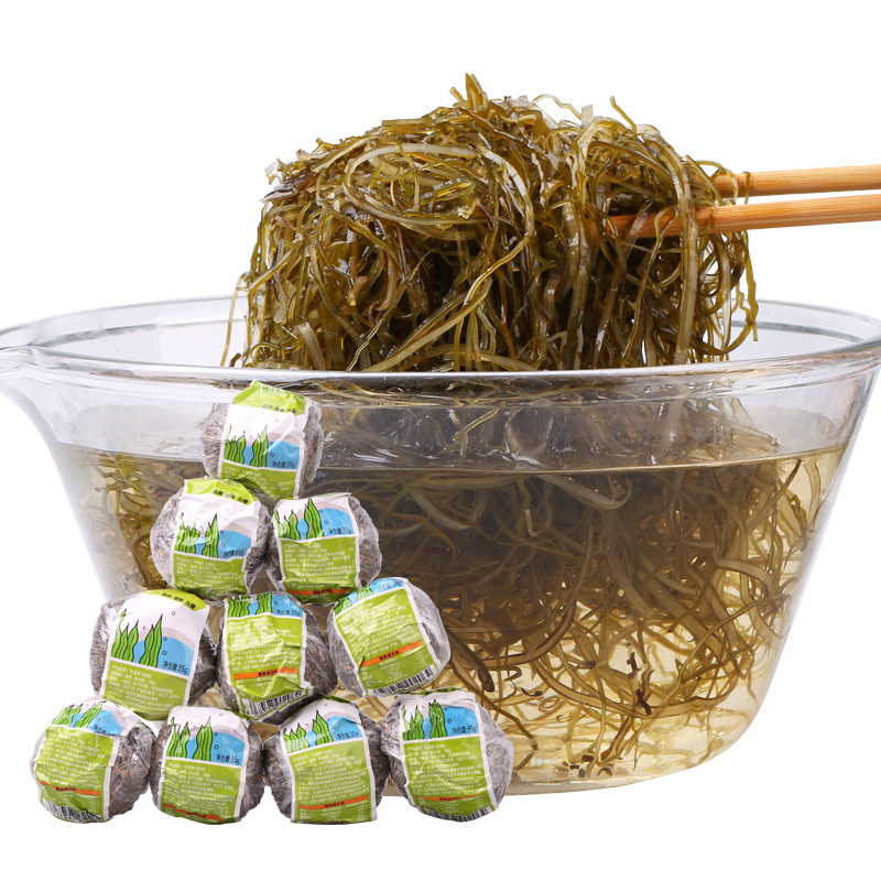 【壮元海】海带丝干货细丝干海带压缩海带球35g*12包盒装AV41G 图片 1